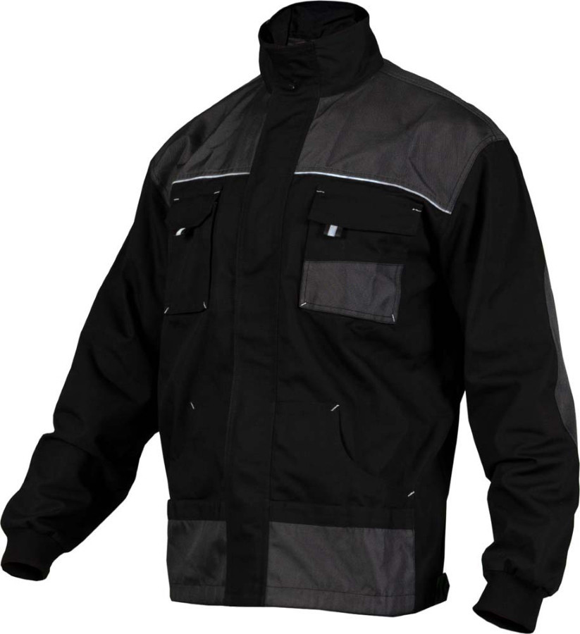 Munkakabát, fekete, "3XL", BASIC LINE BLACK, STALCO