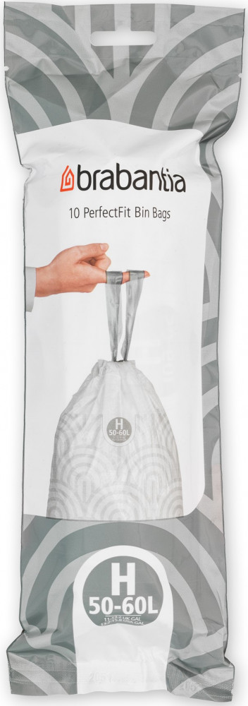 Brabantia PerfectFit szemeteszsák, H méret, 50-60L, 10 zsák/tekercs - 246784