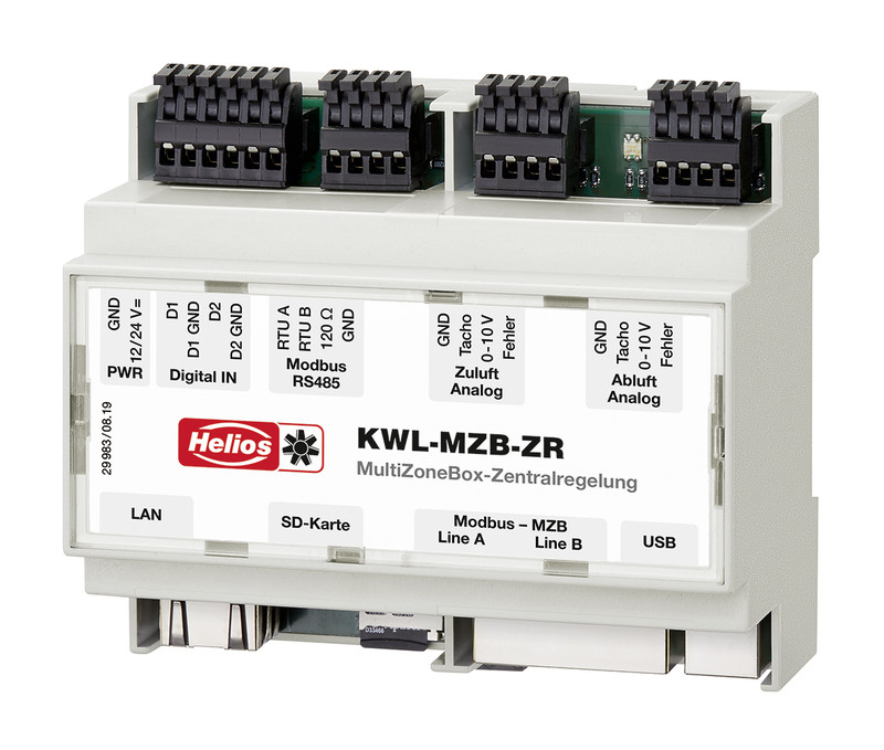 HELIOS KWL-MZB-ZR: KWL MultiZoneBox tartozék