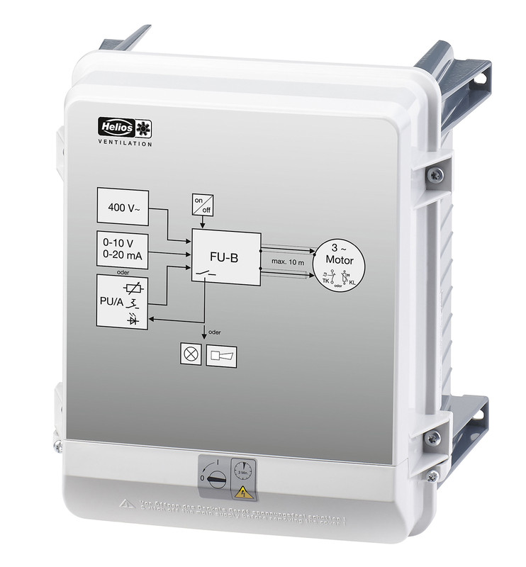 HELIOS FU-B 3,6: Frekvenciaváltó 1,5 kW, IP 54