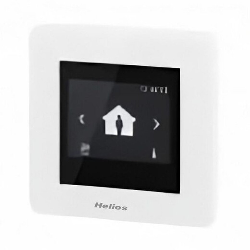 HELIOS KWL-BE Touch WH: Kezelőegység KWL készülékekhez, érintőképernyős kijelzővel, fehér, easyControls 3.0