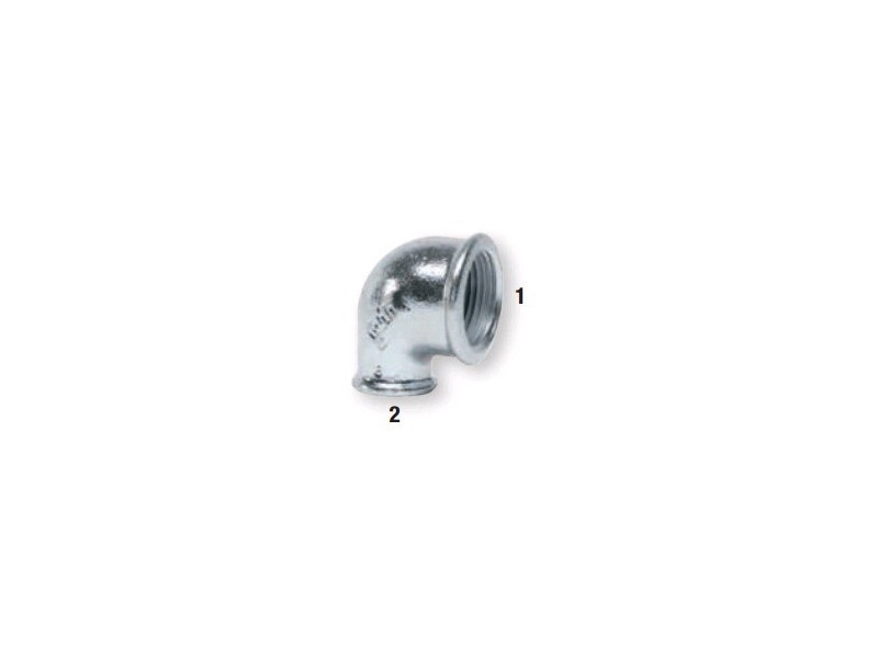 Horganyzott Könyök, szűk., 90o, BB 2x1" - 90-36V, 25db/karton