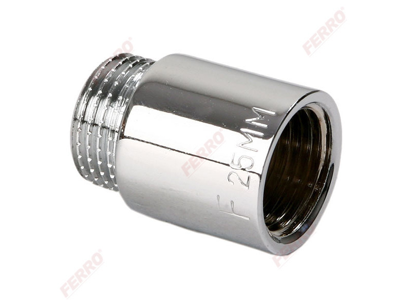 Ferro Csaphosszabbító, 1/2"x 20mm, krómozott