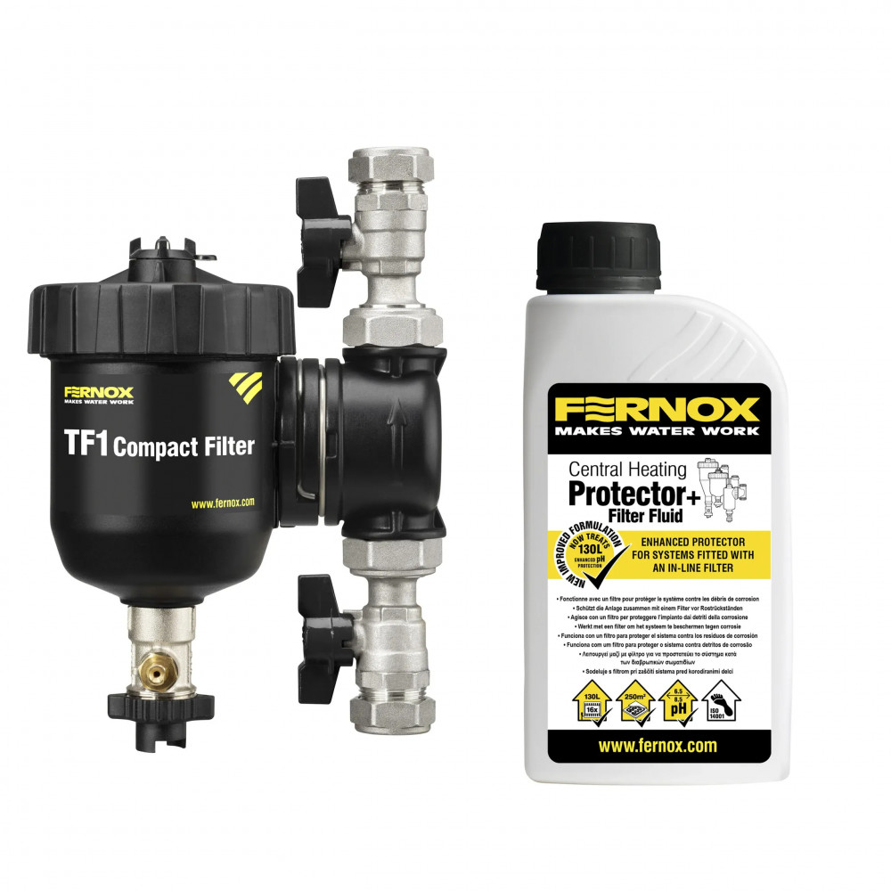 Fernox Compact TF1 Filter 3/4" mágneses iszapleválasztó szűrő