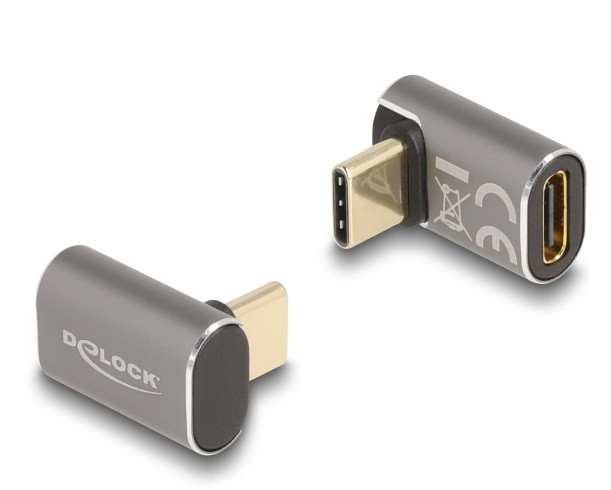 Delock USB-adapter 40 Gb/s USB Type-C PD 3.0 100 W 8K 60 Hz szürke