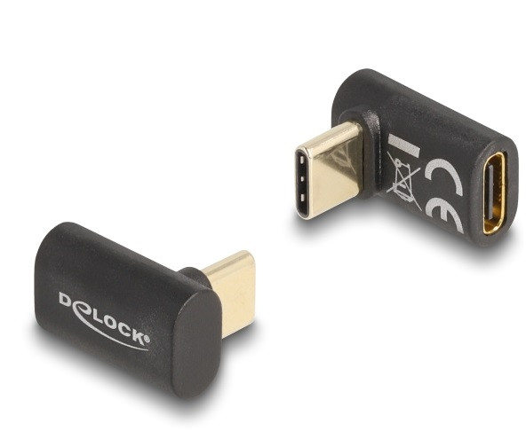 Delock USB-adapter 40 Gbps USB Type-C PD 3.0 100 W 8K 60 Hz fekete