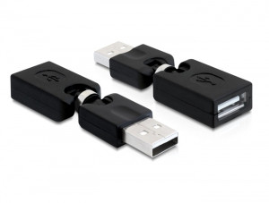 Delock forgatható adapter USB 2.0-A apa > anya