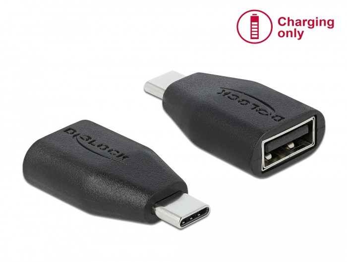 Delock USB adatblokkoló USB Type-C csatlakozó - USB A-típusú aljzat