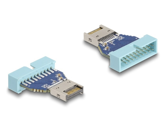 Delock USB 10 Gbps átalakító, tűfejes csatlakozó USB E-típusú belső A kulcs csatlakozó