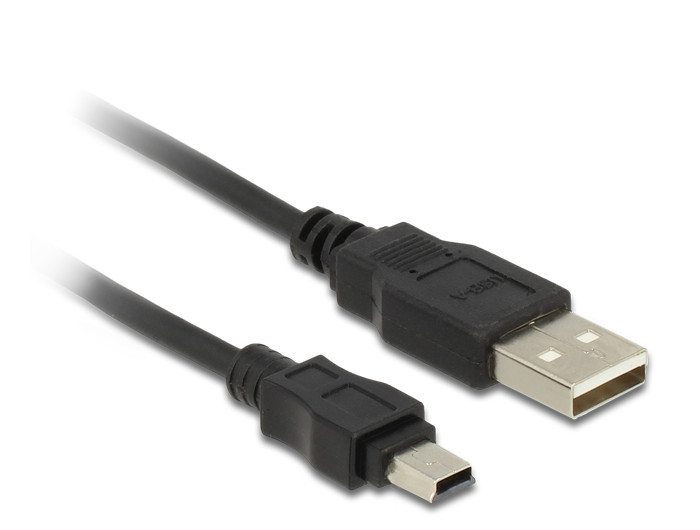 Delock kábel USB 2.0-A apa > mini B 5-pin apa 3 m