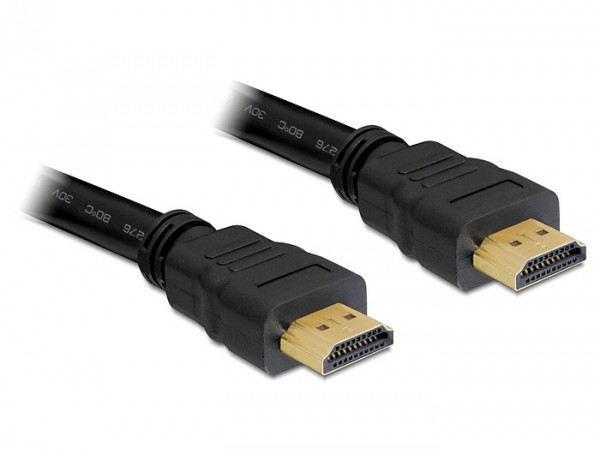 Delock nagy sebességű HDMI Ethernet kábel A apa / apa 10 m