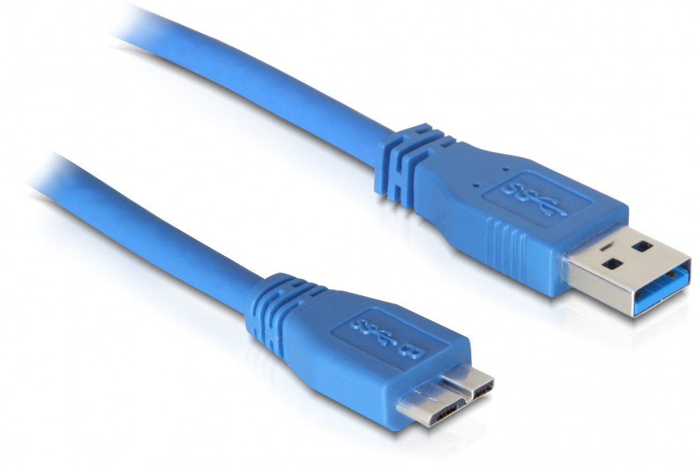 Delock kábel USB 3.0 Type A apa > USB 3.0 Type micro B apa 5 m