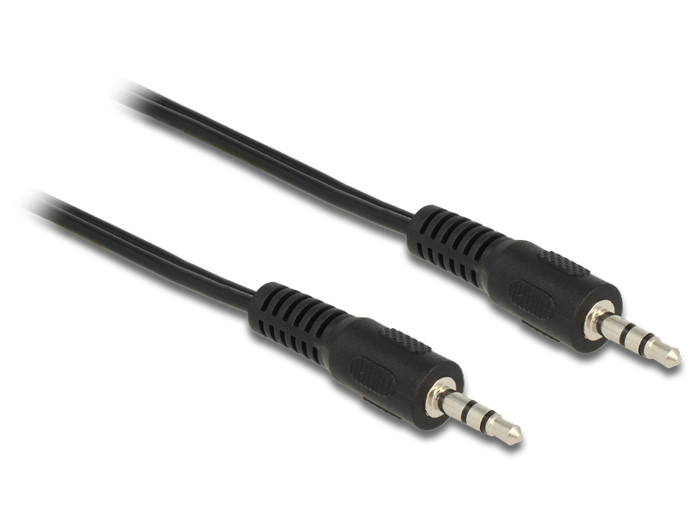 Delock audio kábel, DC jack 3.5 mm apa / apa, 2.5 m