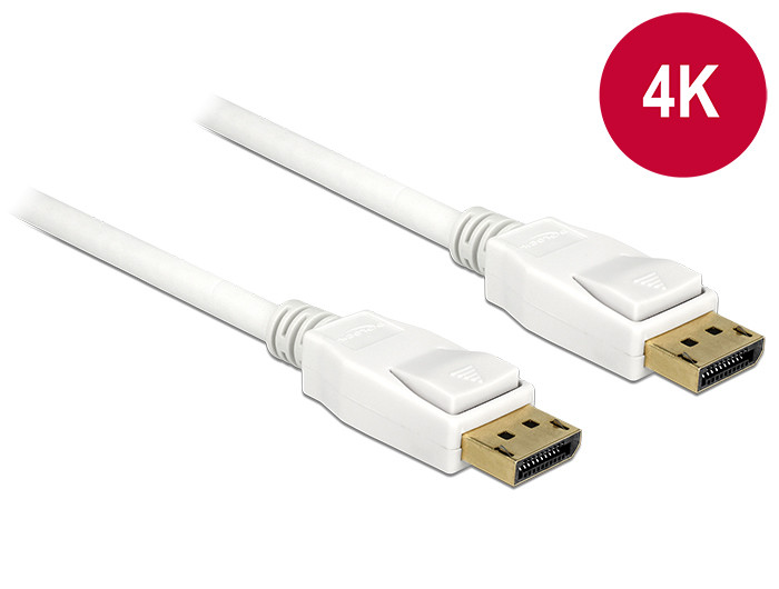 Delock Kábel Displayport 1.2 dugó > Displayport dugó 4K 1 m