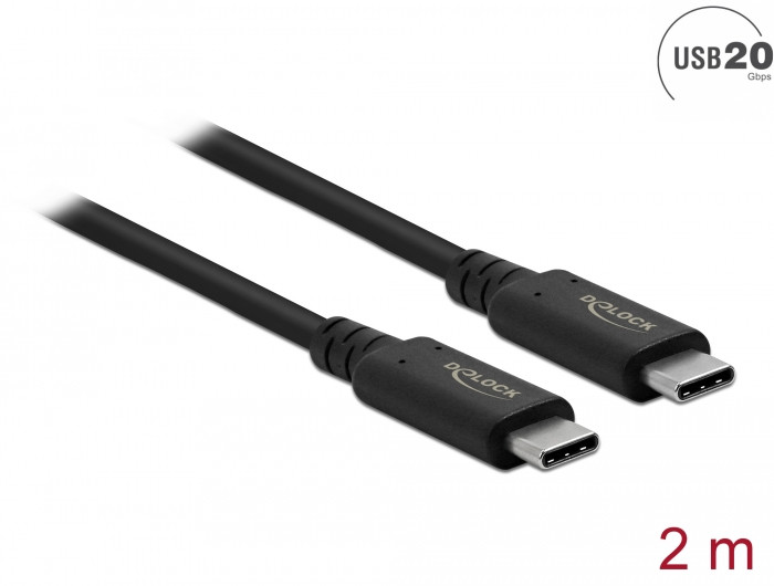 Delock USB4 20 Gbps Kábel 2 m