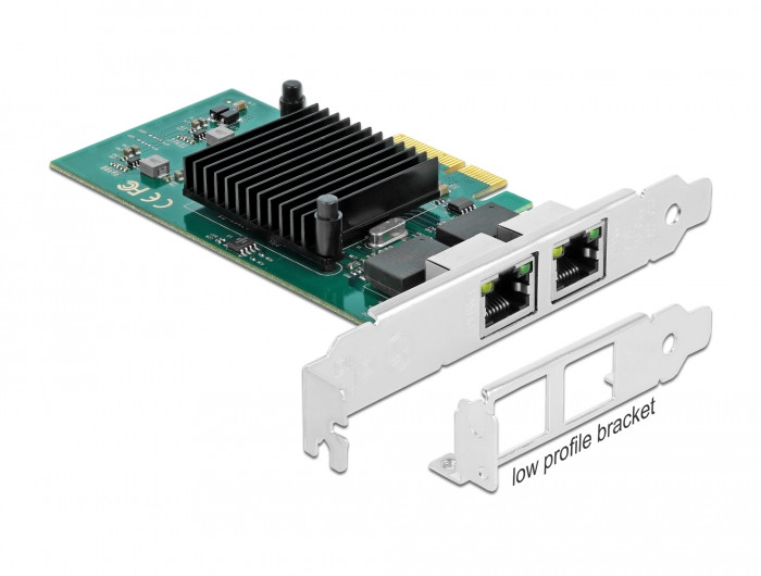 Delock PCI Express Kártya > 2 x Gigabit LAN