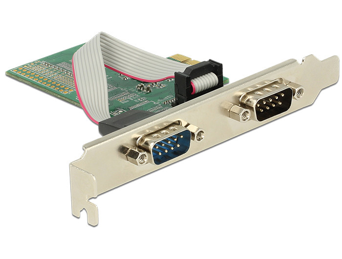 Delock PCI Expressz-kártya > 2 x Soros RS-232