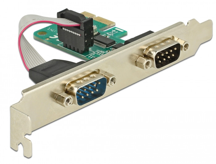 Delock PCI Express-kártya > 2 x Soros RS-232