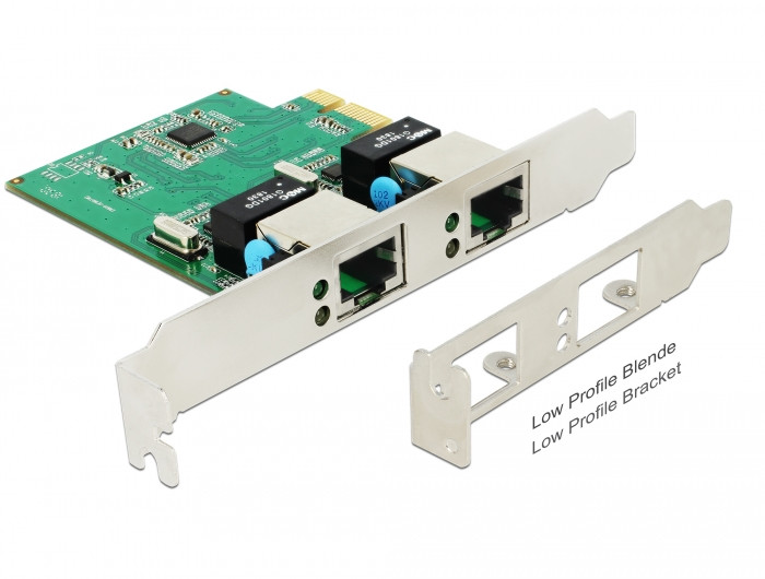 Delock PCI Express Kártya > 2 x Gigabit LAN