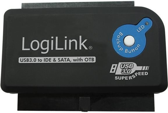 LogiLink USB 3.0 - IDE és SATA Adapter OTB-vel