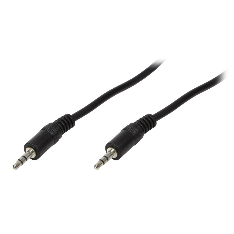 Logilink Audiokábel, 3,5 mm-es 3-Pin/M 3,5 mm-es 3-Pin/M, 1 m