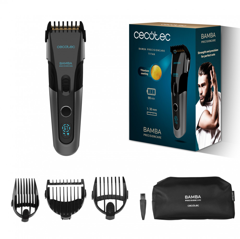 Cecotec Bamba PrecisionCare Titanium Haj- és szakállvágó 3374