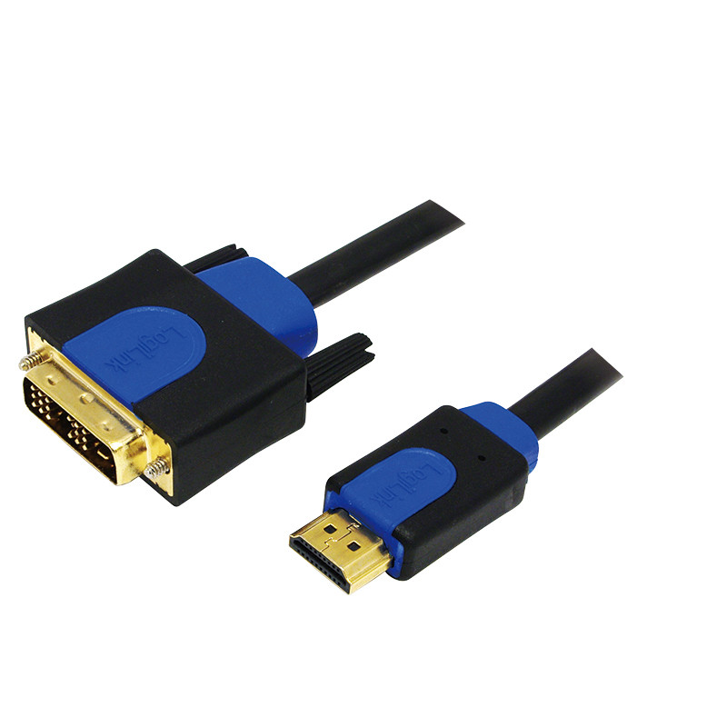 LogiLink HDMI - DVI kábel, 1m