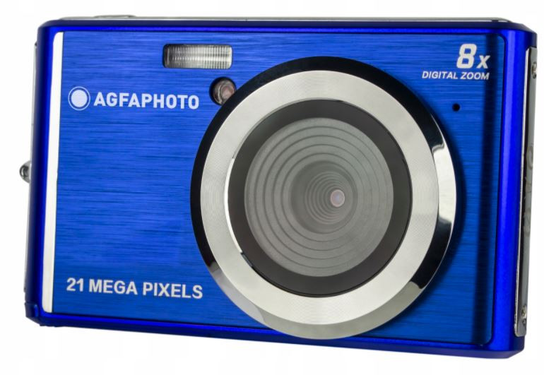 Agfaphoto Kompakt fényképezőgép - 21 Mp - 8x Digitális zoom - Lítium akkumulátor - kék