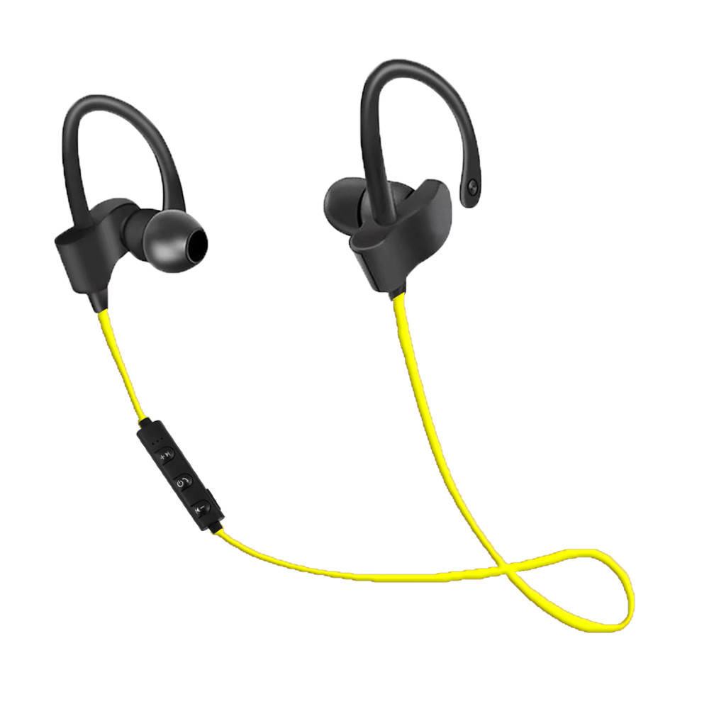 Esperanza Bluetooth mikrofonos sport fülhallgató, sárga