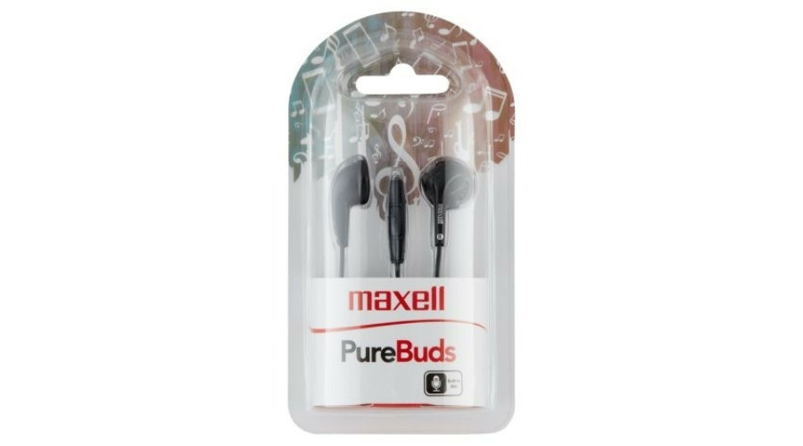 MAXELL PUREBUDS FÜLHALLGATÓ FEKETE