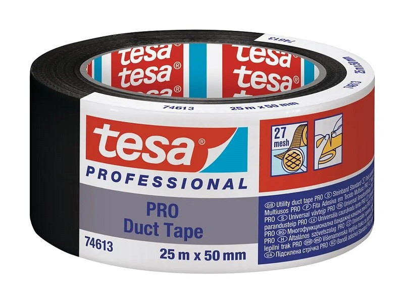 Tesa Duct Tape Pro Fekete 50M : 48Mm