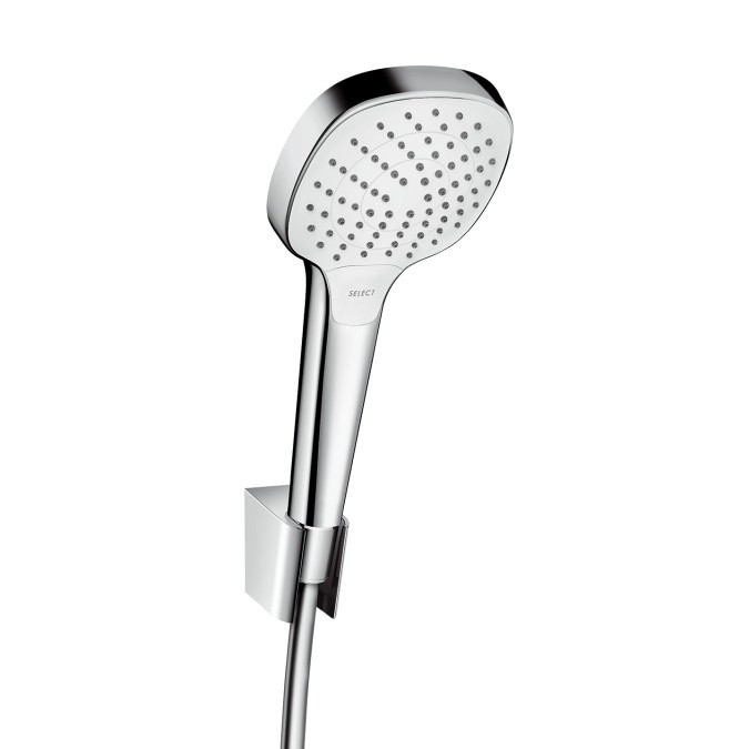 Hansgrohe Croma 220 Select E Vario Porter Zuhanyszett 1,6M Fehér-Crom