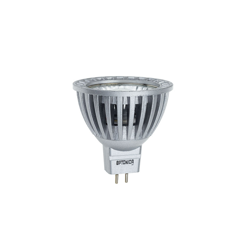 LED spot, MR16, 6W, 12V, COB, meleg fehér fény,50°