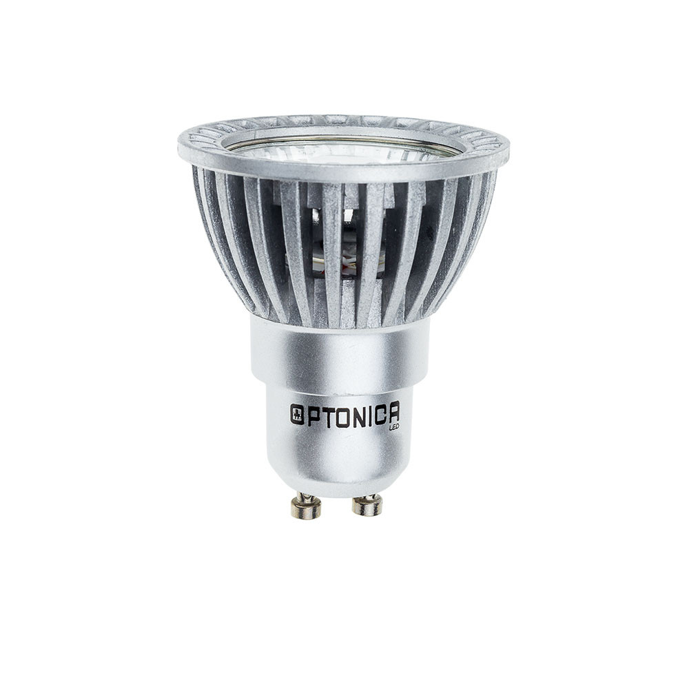 LED spot, GU10, 6W, 230V, COB, meleg fehér fény - dimmelhető,50°