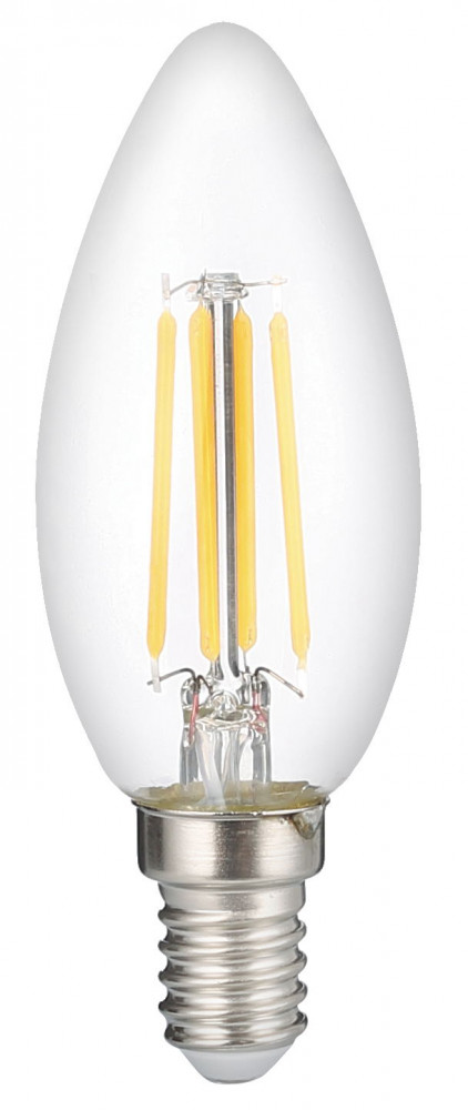 LED gyertya, E14, C35, 6W, 230V, 730LM, semleges fehér fény -FILAMENT