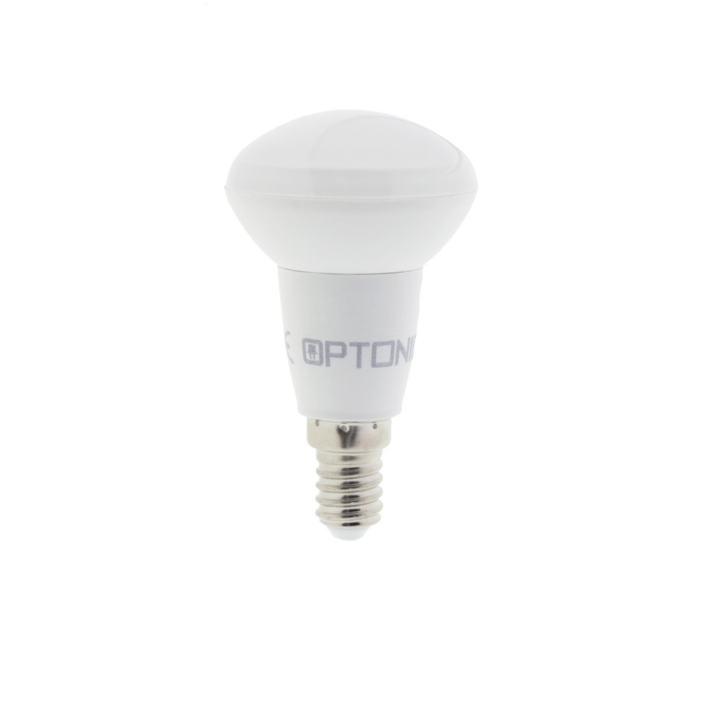 LED gömb, E14, R50, 6W, 230V, meleg fehér fény