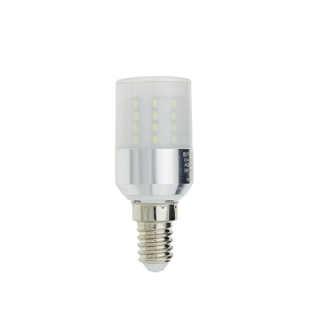 LED gyertya, E14, 5W, 230V, meleg fehér fény