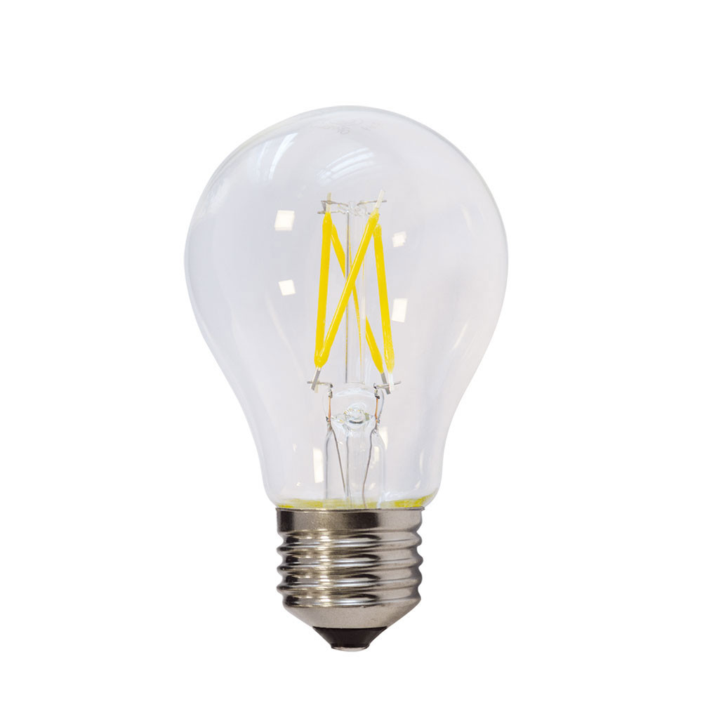 LED gömb, E27, A60 5W,600LM, meleg fehér fény, FILAMENT