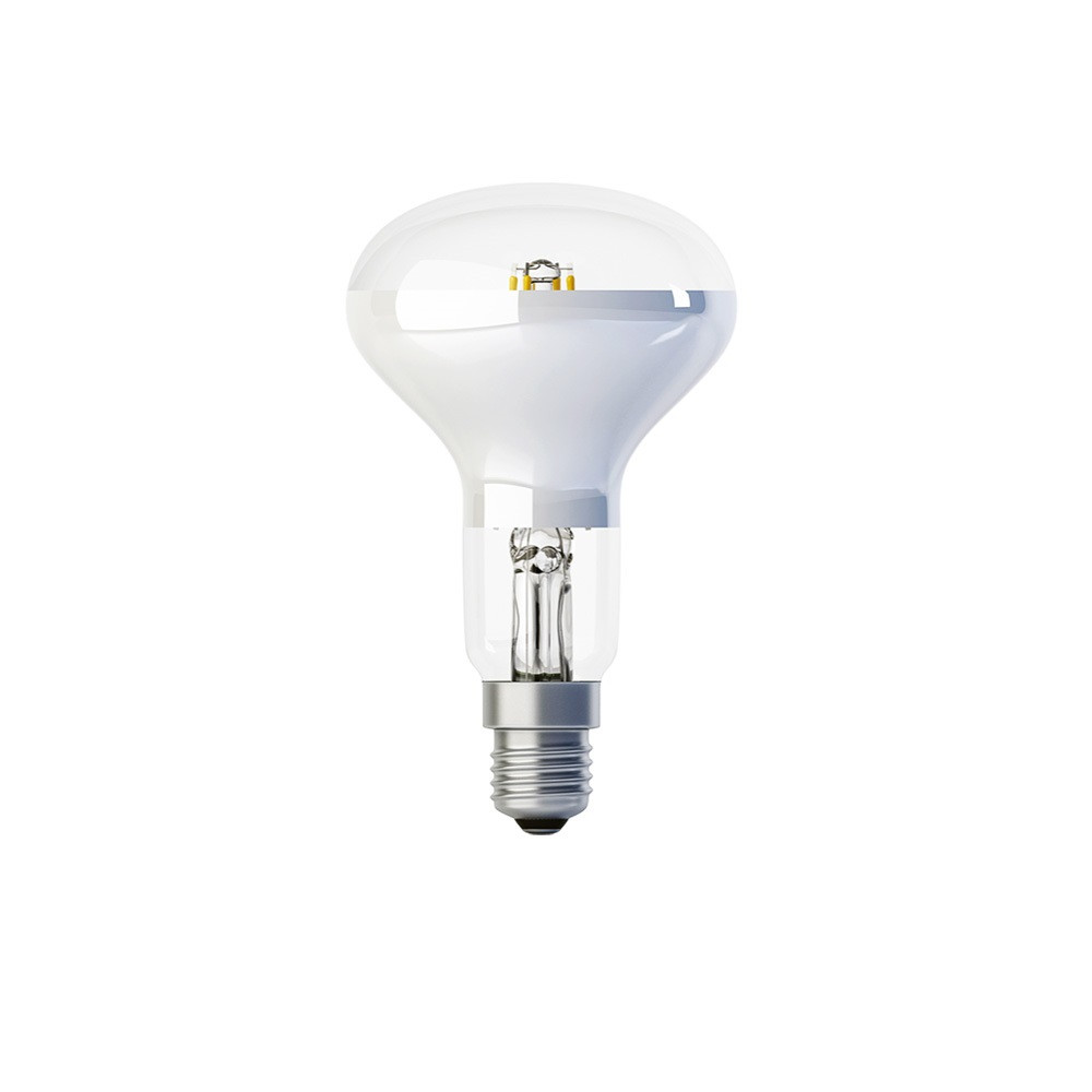 LED gömb, E14, R50, 5W, meleg fehér fény