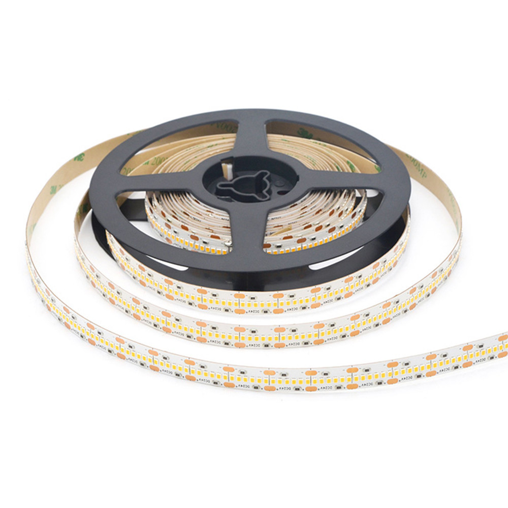 LED szalag, 2110, 24V, 560 SMD/m, nem vízálló, 12MM 32W/M 2500LM/M CRI90, Meleg fehér fény