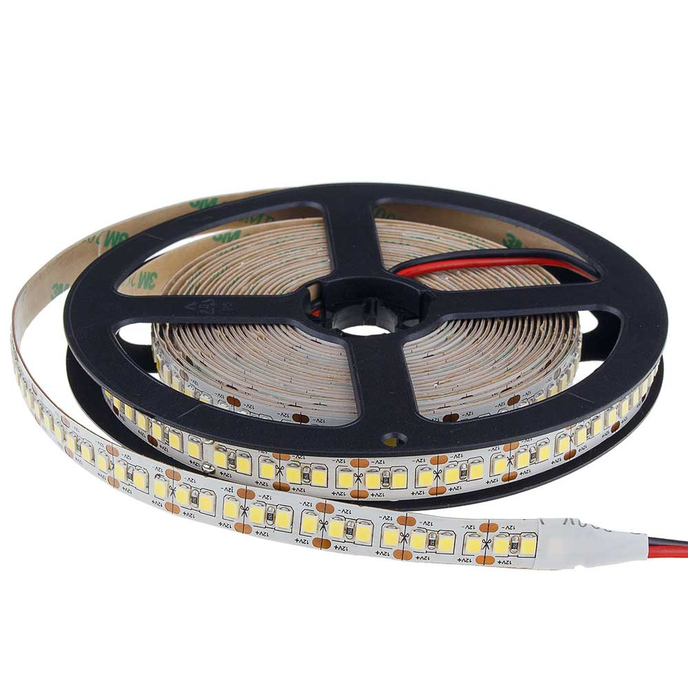 LED szalag, 12V, 196SMD/m, 12mm, 20W/m, 2100Lm/m; Fehér fény IP20