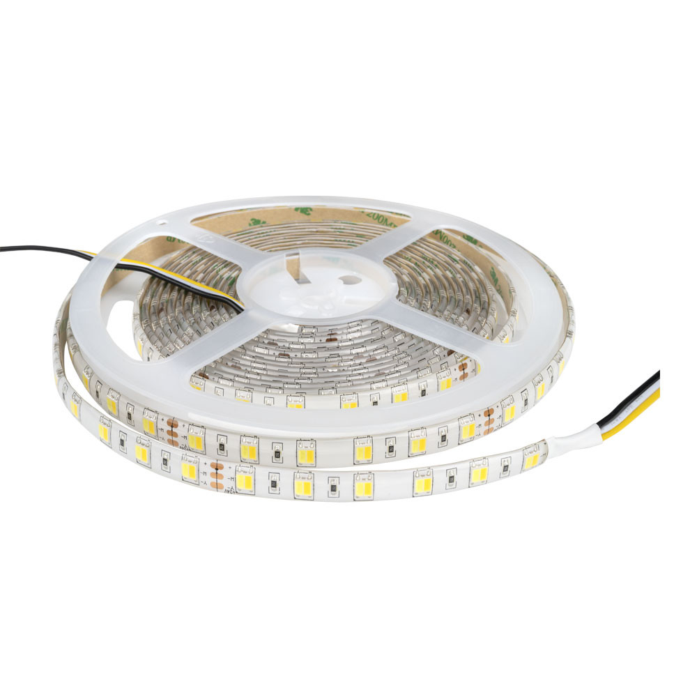 LED szalag, 5025, 24V, 60 SMD/m, vízálló, 16W/m, CCT