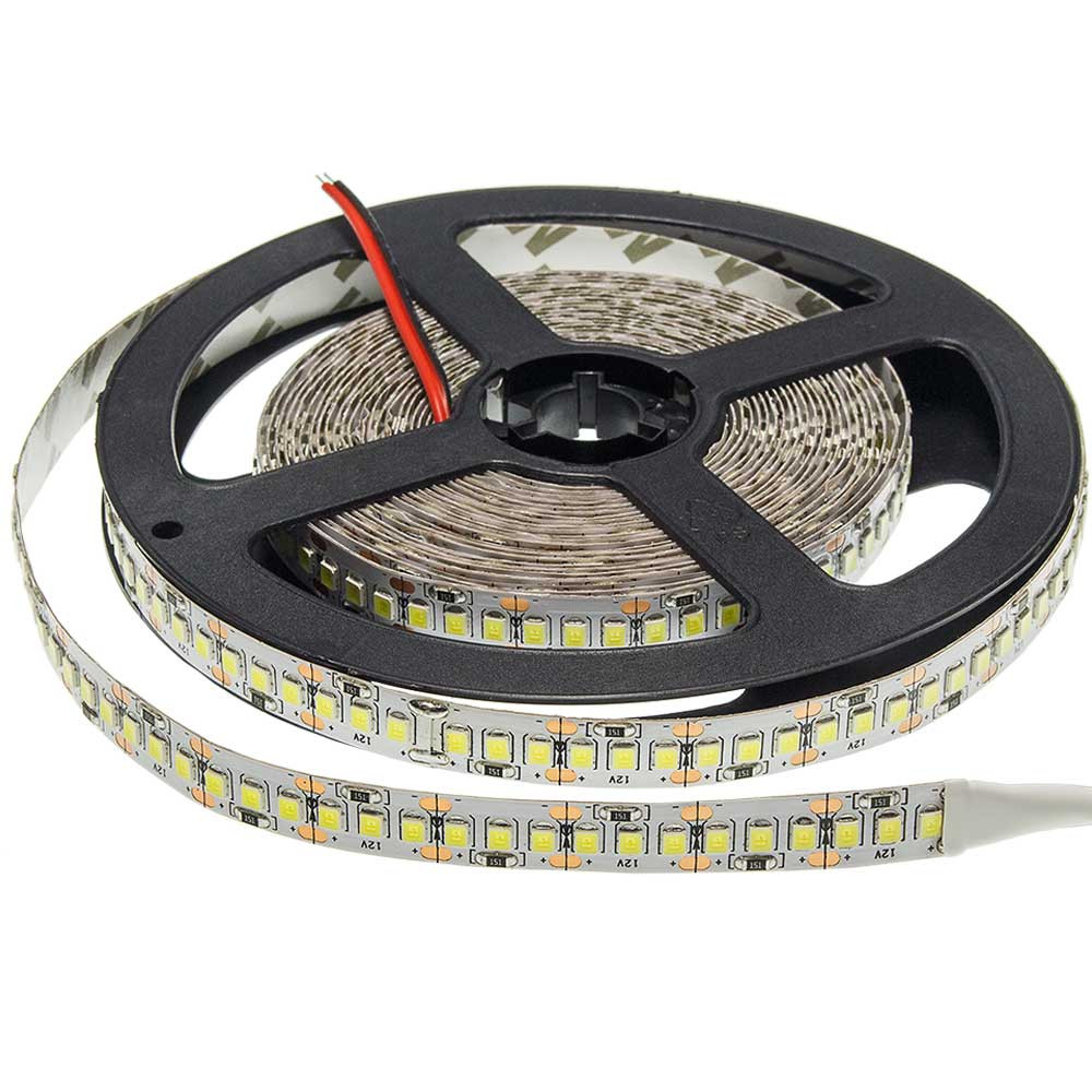 LED szalag, 2835, 12V, 204 SMD/m, nem vízálló, fehér fény