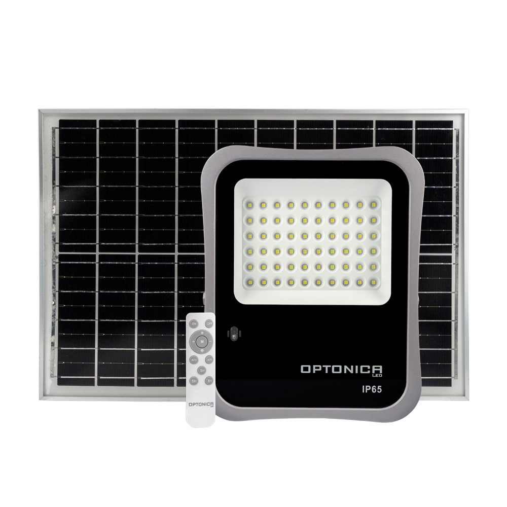 Napelemes reflektor 30W 2400Lm 6000K 3.2V/25Ah - SOLAR POWER LED FLOODLIGHT 30W 2400Lm 6000K 3.2