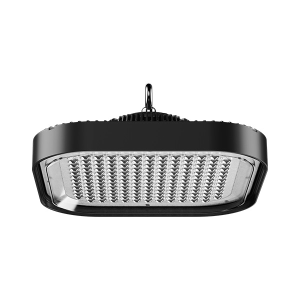 LED szögletes csarnokvilágítás, 100W, 220-240V, 100lm/W, 6000K, 90°, IP65