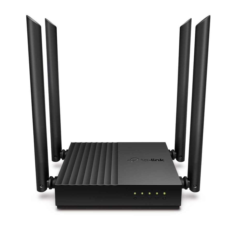 TP-Link Wireless Router Dual Band AC1200 Archer C64, beltéri, asztali, 2.4 GHz / 5 GHz, 400 Mbps, 867 Mbps, 802.11a/b/g/