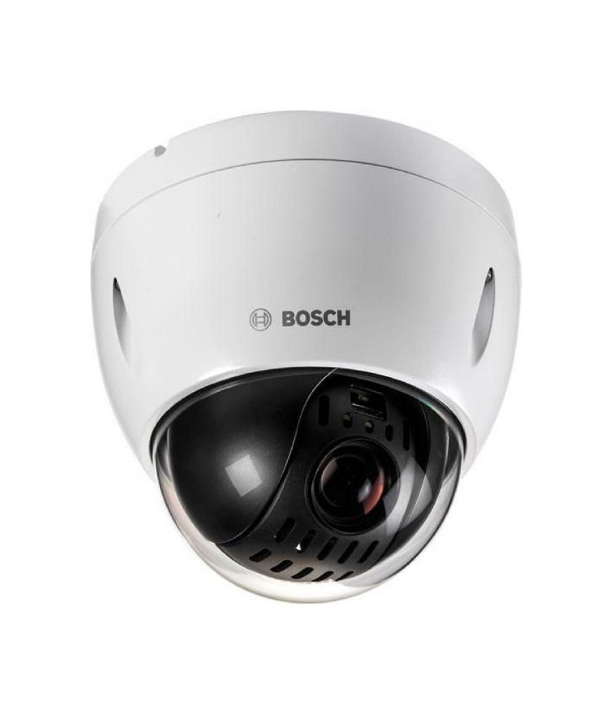 Bosch Autodome IP kamera. 2 Mpx-es, beltéri, ptz dome, 5,3 - 64 mm varifokális objektív, valós WDR, VCA, objektumkövetés