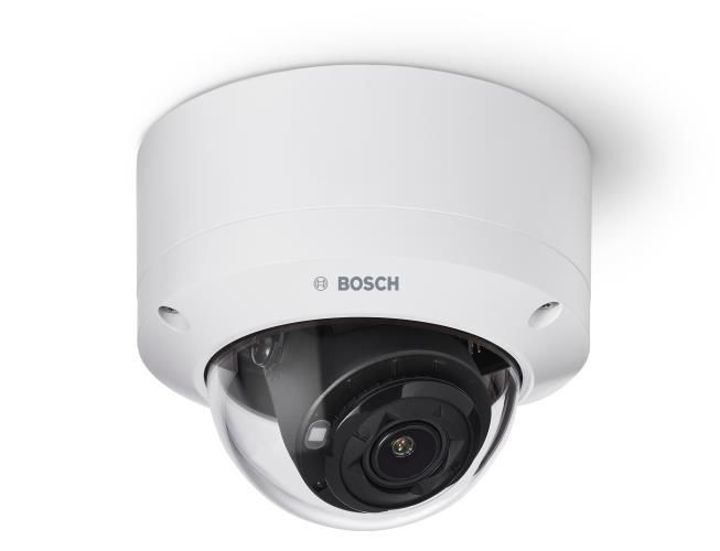 Bosch Flexidome IP kamera. 2 Mpx-es, beltéri, dome, 3,2 - 10,5 mm varifokális objektív, 3x motoros zoom, valós WDR, VCA,