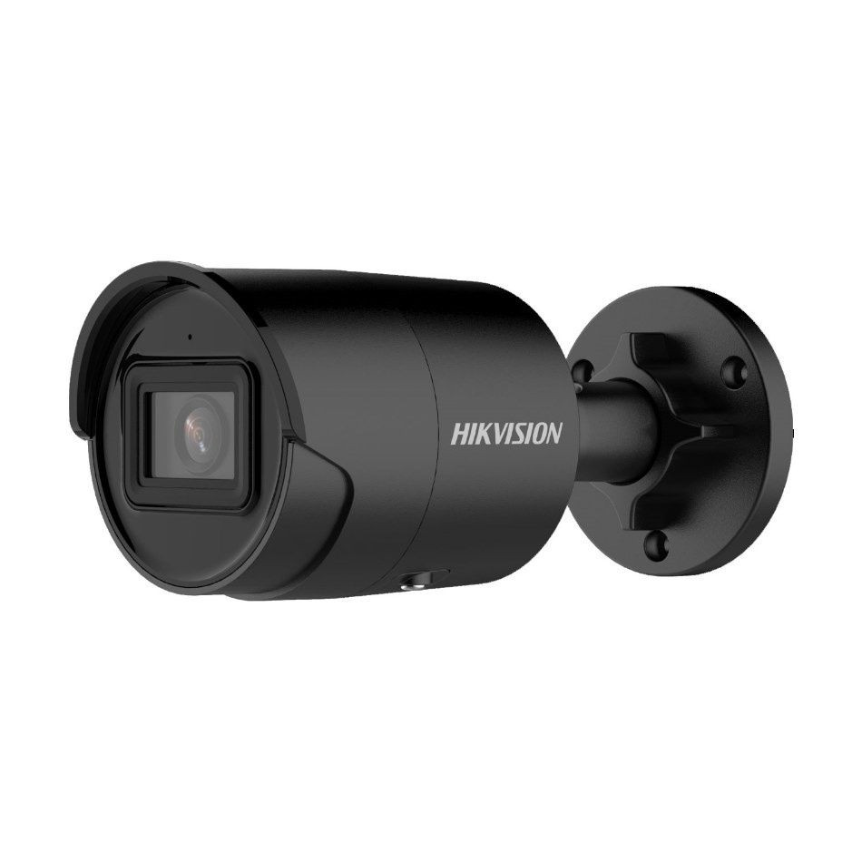 Hikvision IP kamera. 4 Mpx-es, kültéri, kompakt, 2,8 mm fix objektív, valós WDR, VCA, microSD, PoE