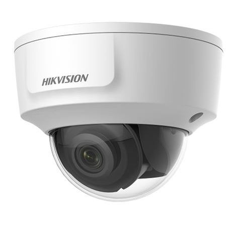 Hikvision IP kamera. 2 Mpx-es, kültéri, dome, 2,8 mm fix objektív, valós WDR, IK10, microSD, PoE